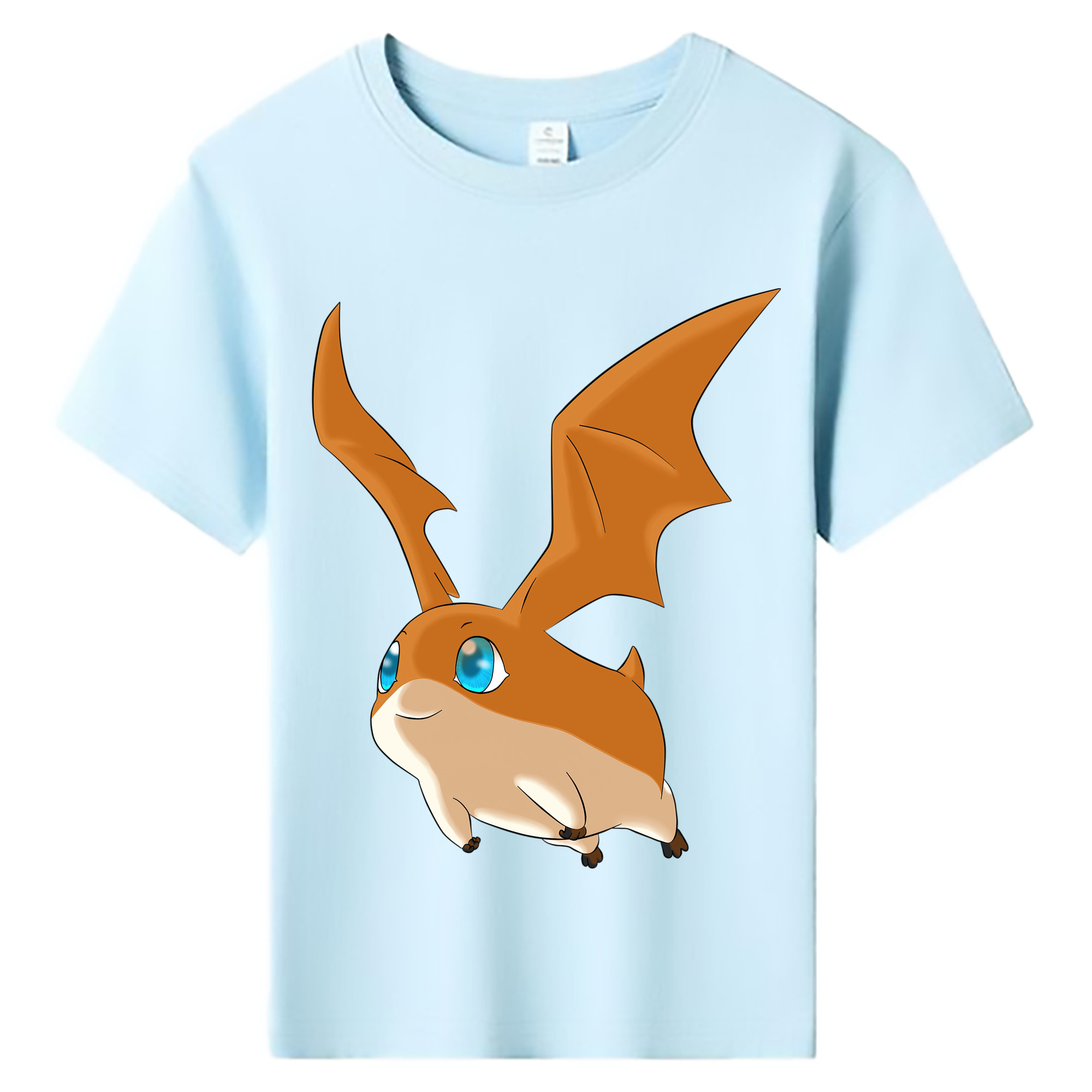 （画像用） Digimon デジタルモンスター/デジモン 綿100％キッズTシャツ（フロントプリント）
